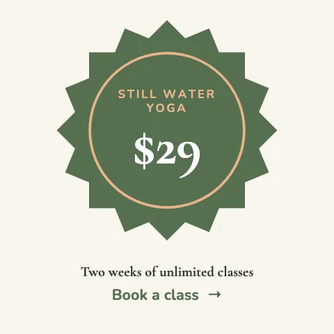 Yoga studio offer burst social media post template