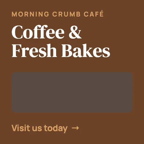 Café & bakery promo social media post template