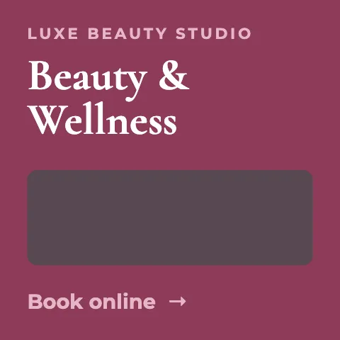 Salon & spa promo social media post template