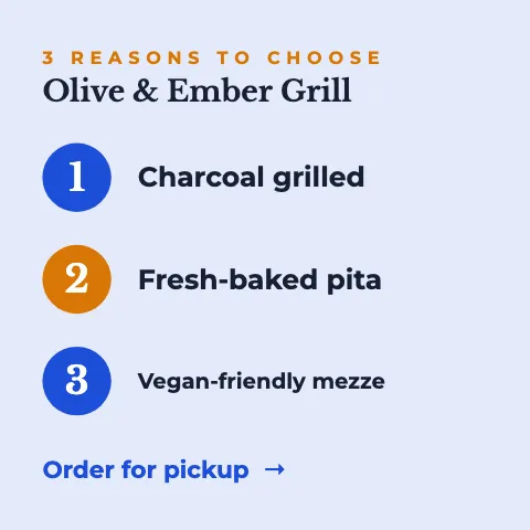 Mediterranean grill three reasons social media post template