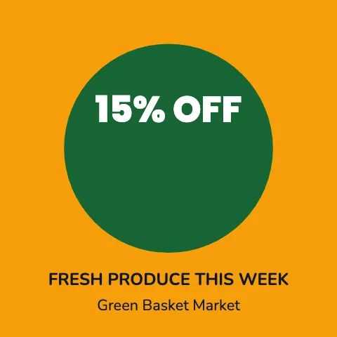 Grocery & market sale social media post template