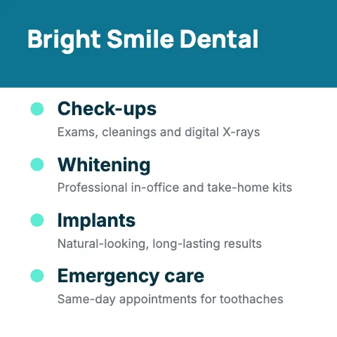 Medical & dental services social media post template