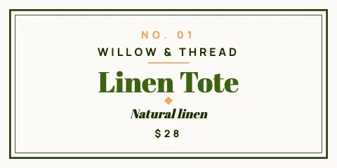Retail & boutique apothecary label template
