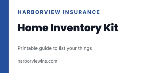 Insurance agency product label template