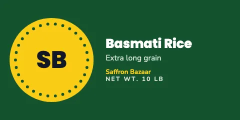 Indian grocery seal label template
