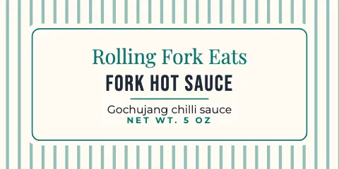 Food truck ticking stripe label template