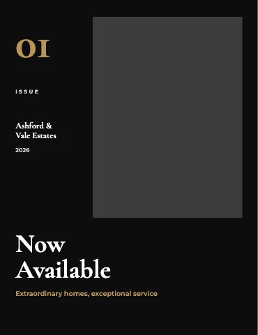 Luxury homes colour block magazine template