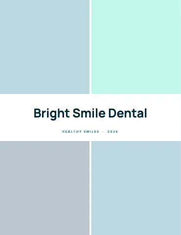 Medical & dental lookbook magazine template