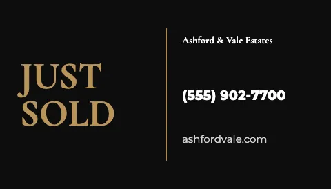 Luxury homes bold magnet template