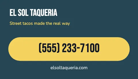 Taqueria phone pill magnet template