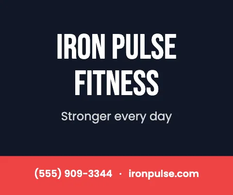 Fitness & gym brand mouse pad template