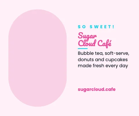 Desserts & boba capsule photo mouse pad template