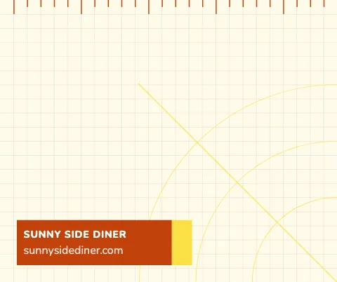 Breakfast diner cutting mat mouse pad template