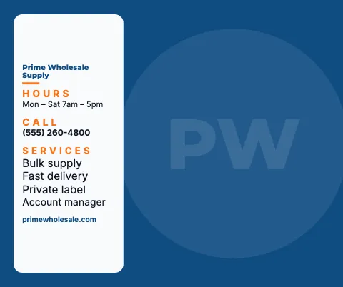 Wholesale & distribution info card mouse pad template