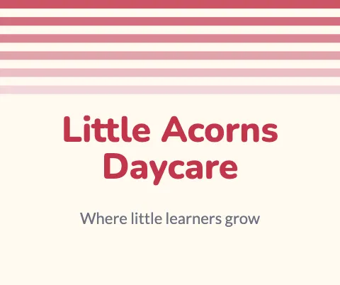 Daycare & preschool stripes mouse pad template