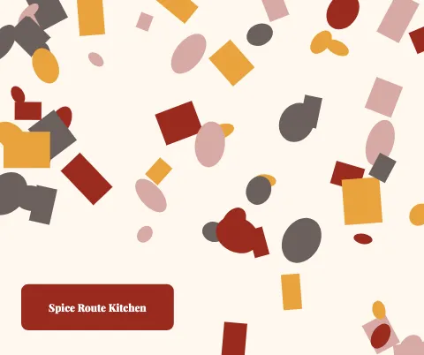 Indian restaurant terrazzo mouse pad template