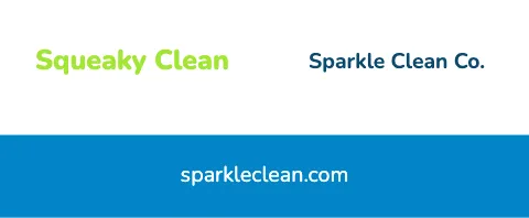 Cleaning services colour band mug template