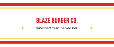 Burger joint diner stripe mug template