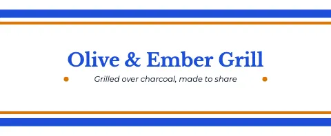 Mediterranean grill diner stripe mug template