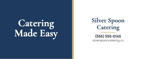 Catering two-tone mug template
