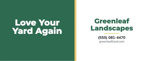Landscaping two-tone mug template