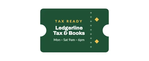 Accounting & tax ticket mug template