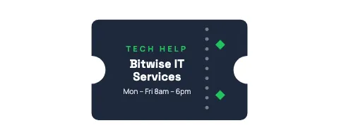 IT & tech services ticket mug template