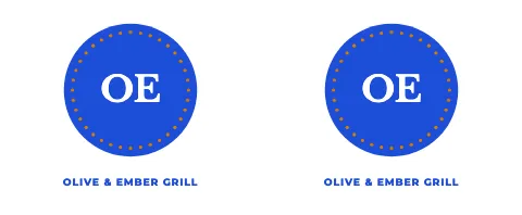 Mediterranean grill twin seals mug template