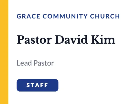 Church & community staff name badge template