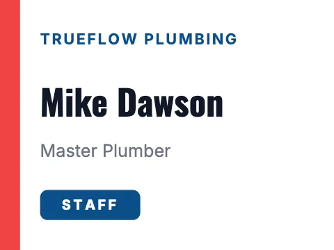 Plumbing & HVAC staff name badge template