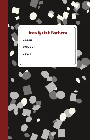 Barbershop composition notebook template