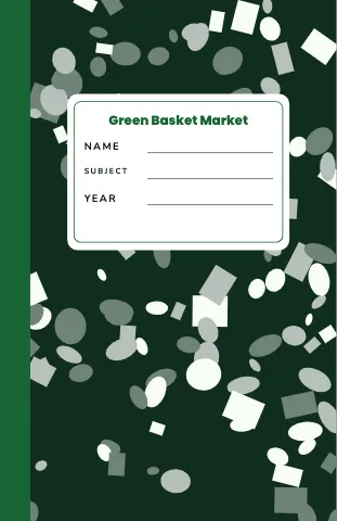 Grocery & market composition notebook template