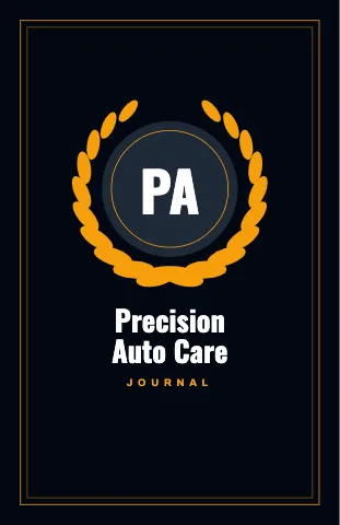 Auto repair classic crest notebook template