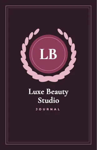 Salon & spa classic crest notebook template
