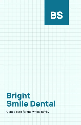 Medical & dental graph paper notebook template