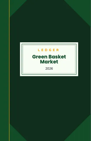Grocery & market ledger corners notebook template
