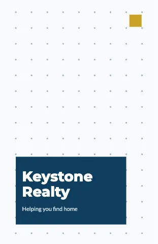 Real estate dot grid notebook template