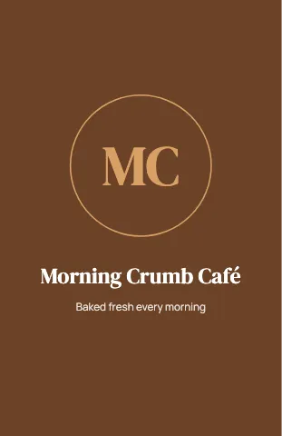 Café & bakery monogram notebook template