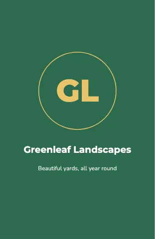 Landscaping monogram notebook template