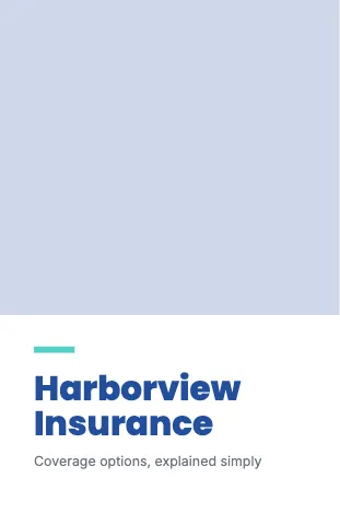 Insurance agency photo cover notebook template