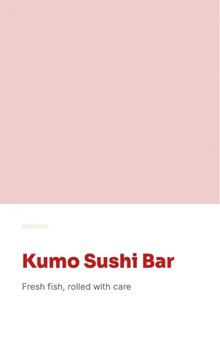 Sushi bar photo cover notebook template