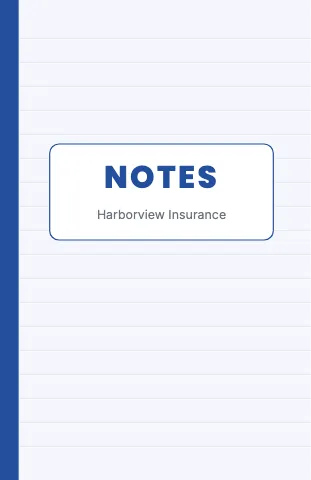 Insurance agency ruled label notebook template