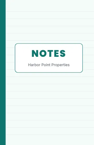 Property management ruled label notebook template