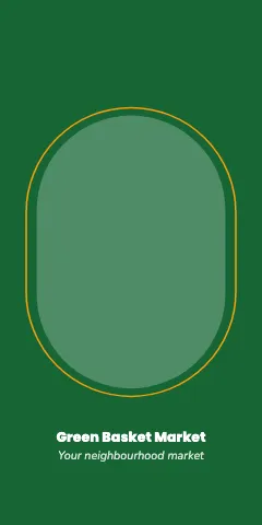 Grocery & market capsule photo phone case template