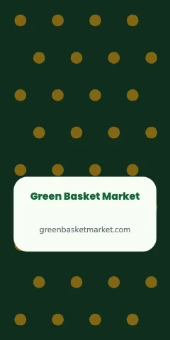 Grocery & market dots phone case template