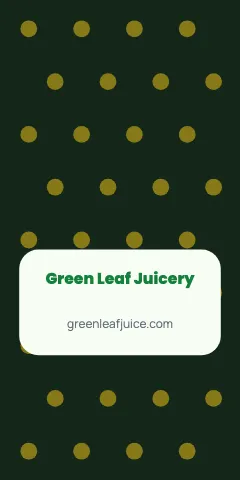 Juice & smoothie bar dots phone case template