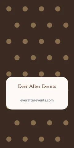 Weddings & events dots phone case template