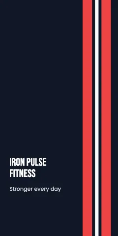 Fitness & gym racing stripes phone case template