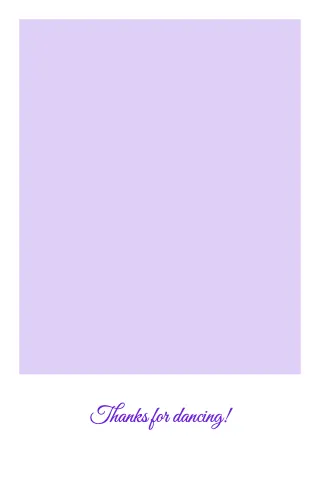 Dance studio white border photo print template