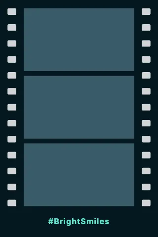 Medical & dental film strip photo print template